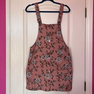 Floral overall dress
